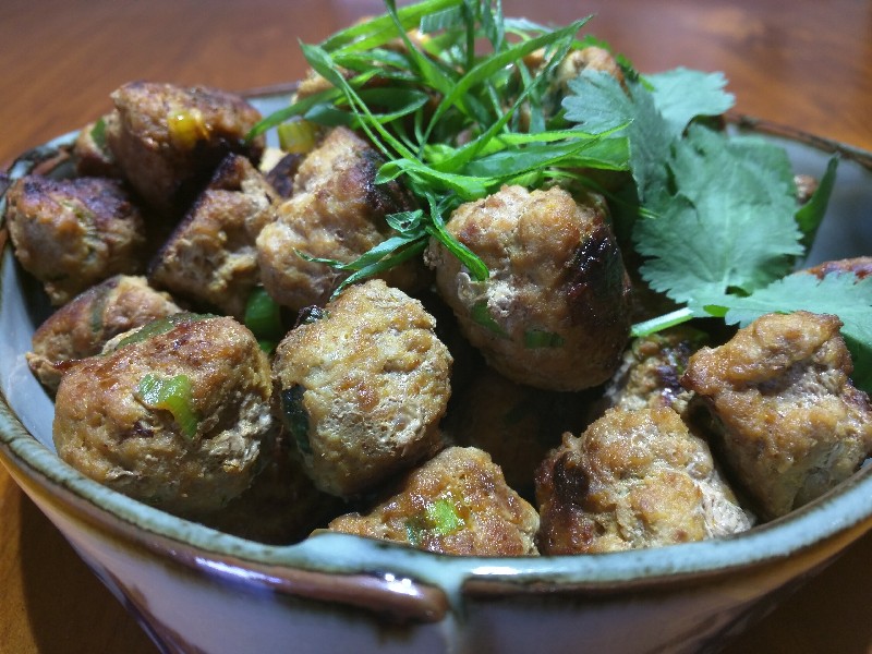 Yellow Curry Turkey Balls