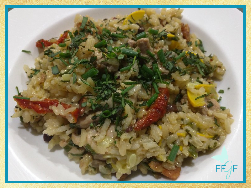 One Pot Garlic Chicken & Rice