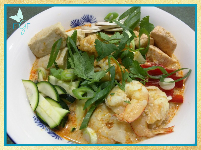 Seafood Red Curry Soup
